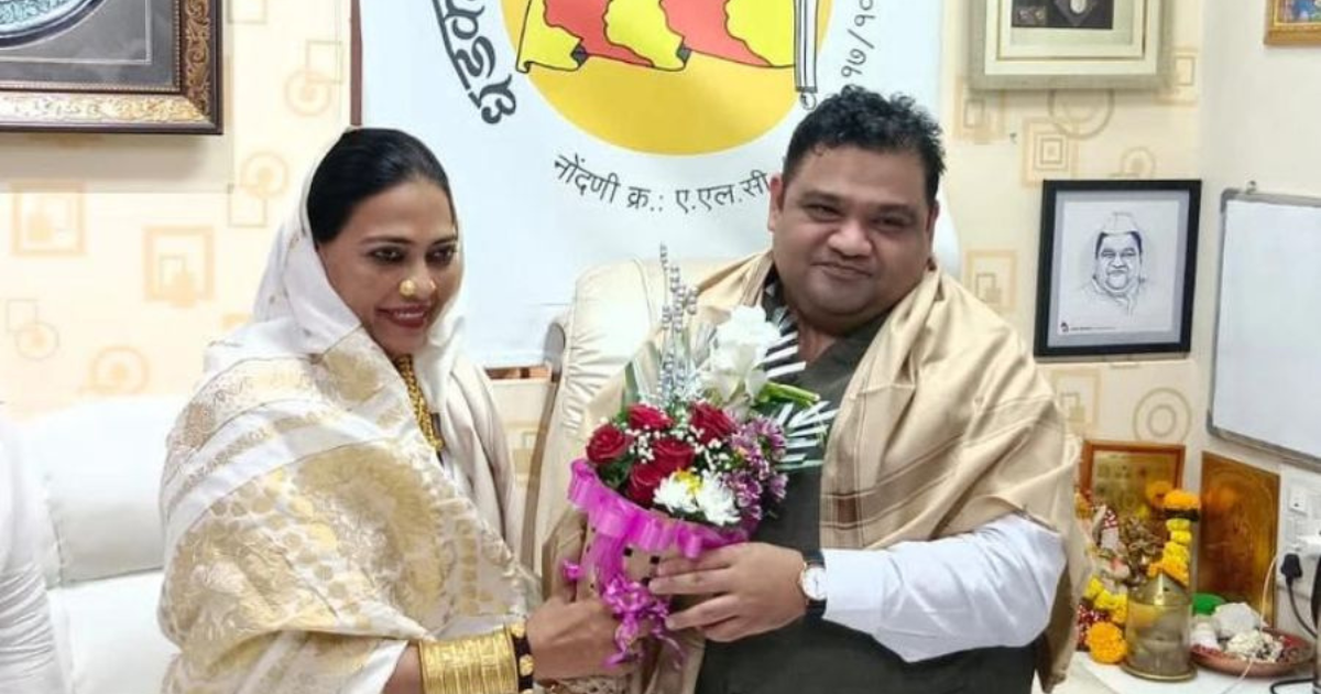 Social media Saira Sattani becomes Women Wing's Maharashtra Vice President of Abhijeet Rane's Dhadak Kamgar Union